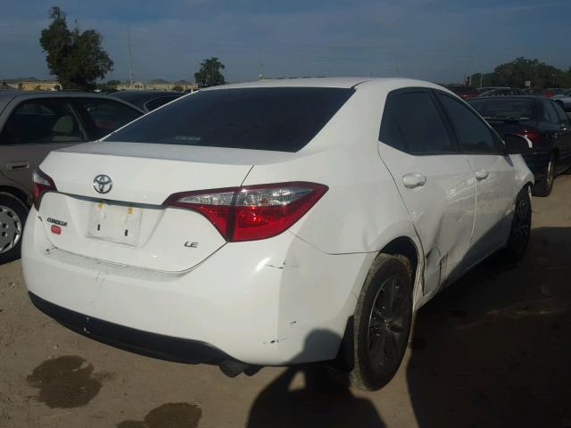 2T1BURHE0GC557587 - 2016 TOYOTA COROLLA L WHITE photo 4