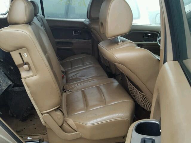 5FNYF18736B018074 - 2006 HONDA PILOT EX TAN photo 6