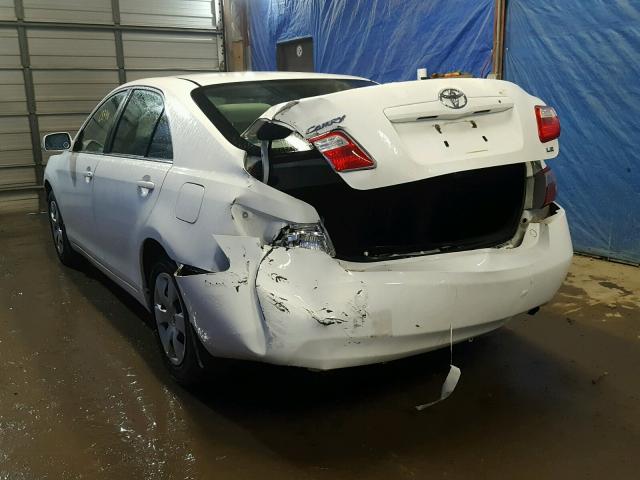 4T1BE46K89U892865 - 2009 TOYOTA CAMRY BASE WHITE photo 3