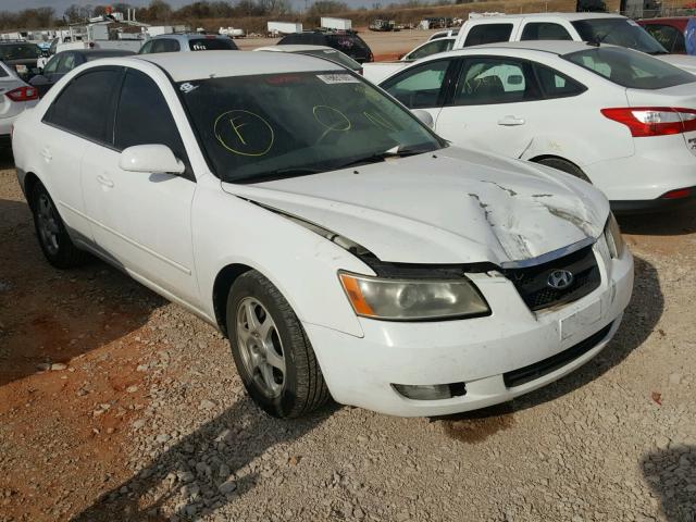 5NPEU46F86H117124 - 2006 HYUNDAI SONATA GLS WHITE photo 1