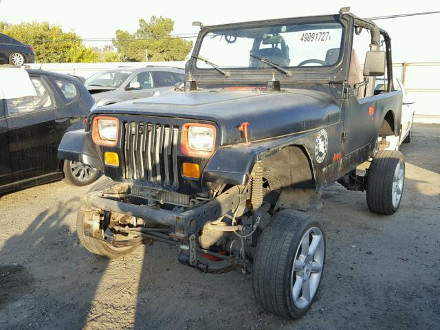 1J4FY29S9PP268771 - 1993 JEEP WRANGLER / BLACK photo 2