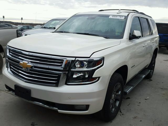 1GNSKBKC9FR679459 - 2015 CHEVROLET TAHOE K150 WHITE photo 2