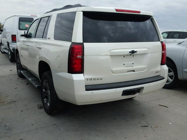 1GNSKBKC9FR679459 - 2015 CHEVROLET TAHOE K150 WHITE photo 3