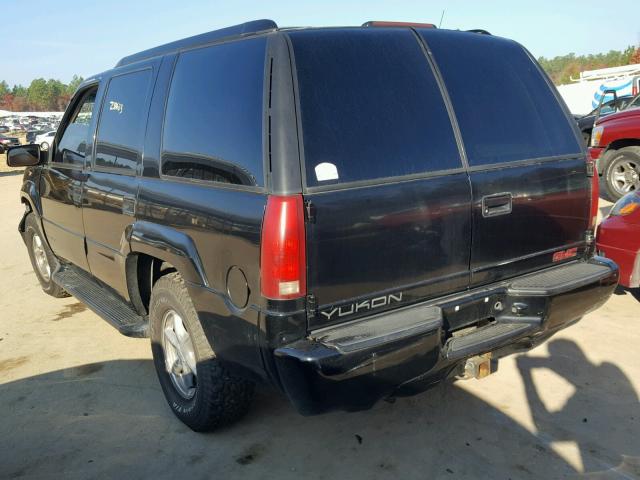 1GKEK63R1YR196474 - 2000 GMC DENALI BLACK photo 3