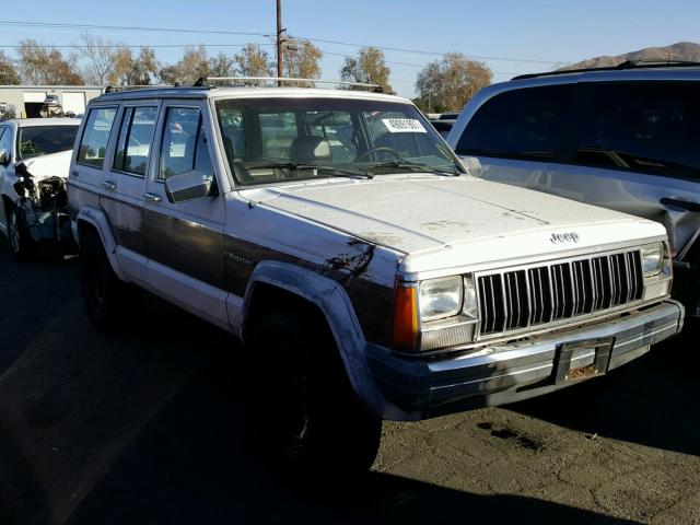 1J4FN78L6KL434311 - 1989 JEEP WAGONEER L WHITE photo 1