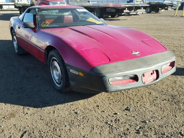 1G1AY0786E5134331 - 1984 CHEVROLET CORVETTE RED photo 1