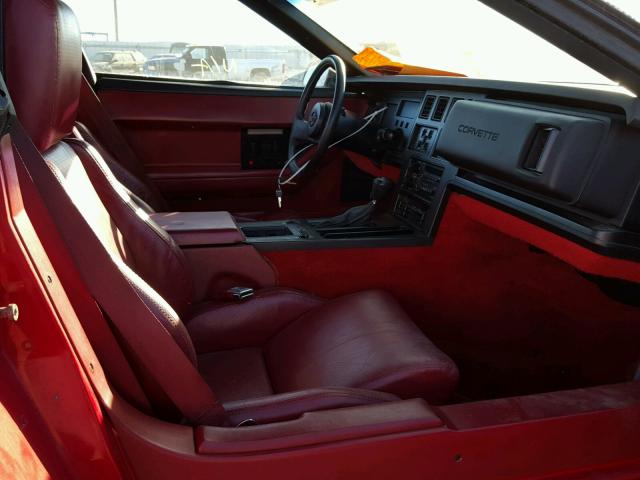 1G1AY0786E5134331 - 1984 CHEVROLET CORVETTE RED photo 5