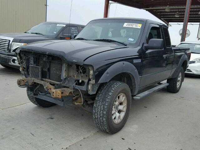 1FTYR15E87PA78577 - 2007 FORD RANGER SUP BLACK photo 2