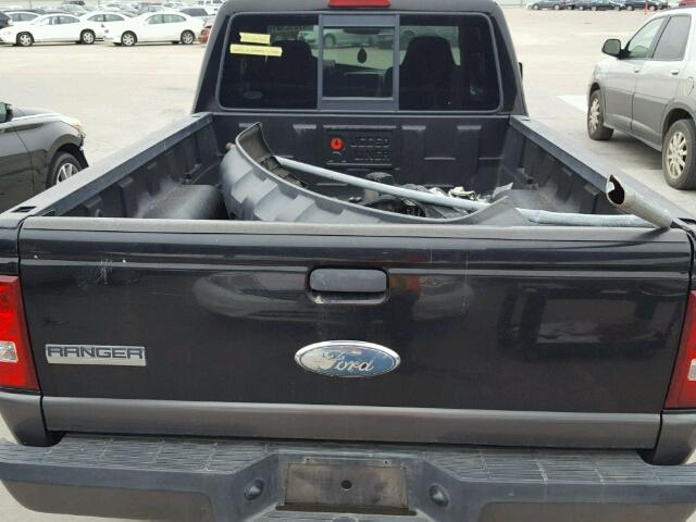 1FTYR15E87PA78577 - 2007 FORD RANGER SUP BLACK photo 6