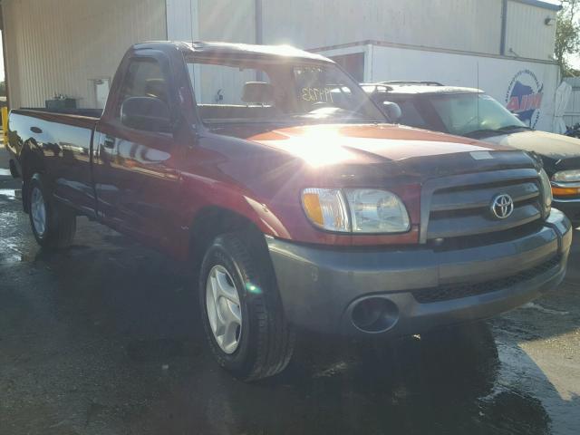 5TBJN32164S442158 - 2004 TOYOTA TUNDRA BURGUNDY photo 1