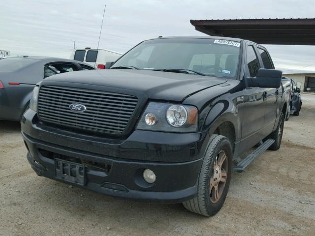 1FTPW12V47KC78877 - 2007 FORD F150 SUPER BLACK photo 2