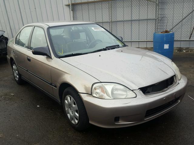 1HGEJ6572YL024209 - 2000 HONDA CIVIC LX TAN photo 1