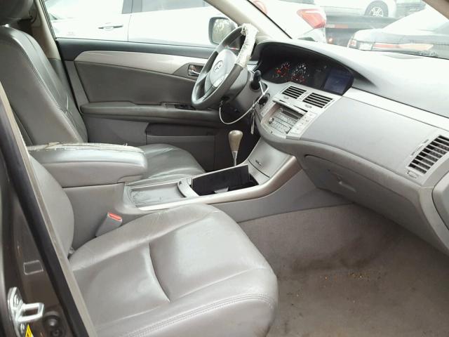 4T1BK36B67U243663 - 2007 TOYOTA AVALON XL Сұр фото 5