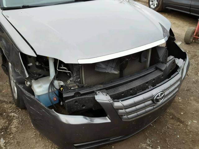 4T1BK36B67U243663 - 2007 TOYOTA AVALON XL Сұр фото 9