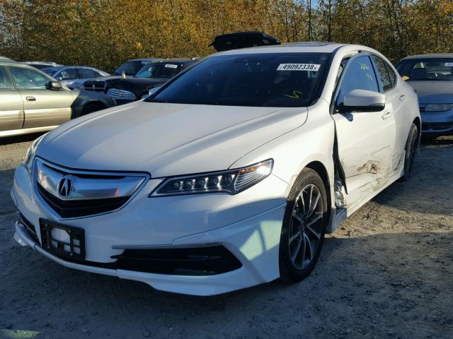 19UUB3F52GA004038 - 2016 ACURA TLX TECH WHITE photo 2
