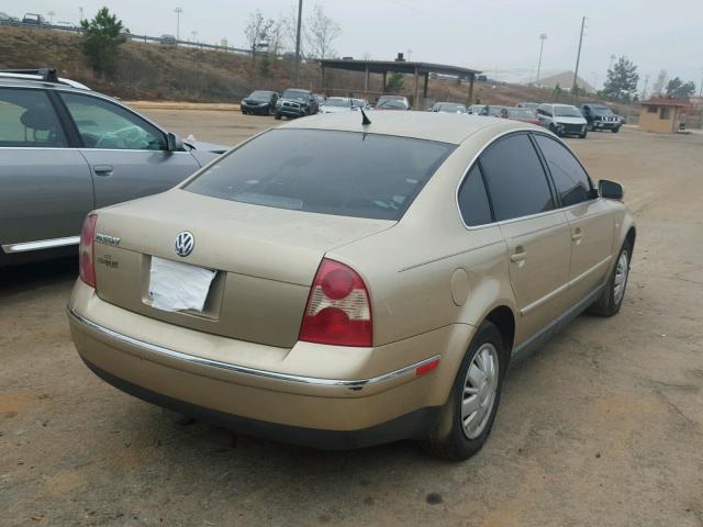 WVWMD63B43P267983 - 2003 VOLKSWAGEN PASSAT GL GOLD photo 4