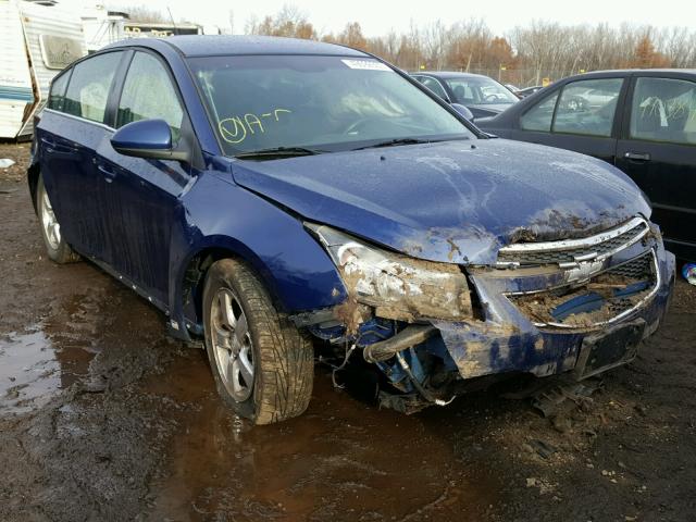 1G1PF5SC7C7232293 - 2012 CHEVROLET CRUZE LT BLUE photo 1