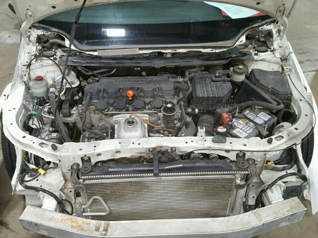 2HGFA16829H320490 - 2009 HONDA CIVIC EX თეთრი ფოტო 7