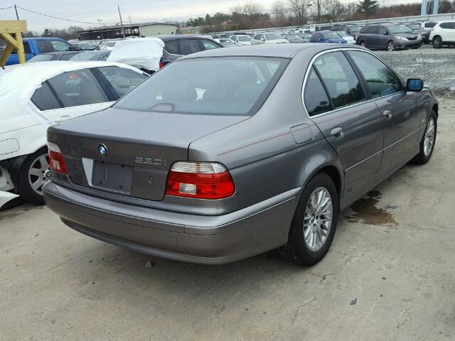 WBADT63412CH94566 - 2002 BMW 530 I AUTO GRAY photo 4