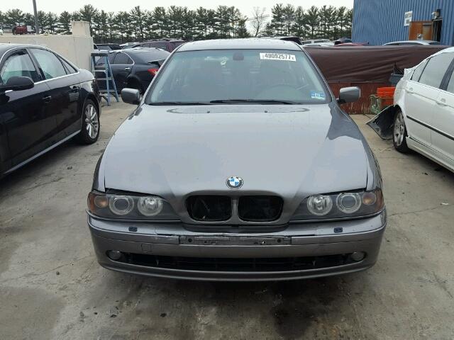 WBADT63412CH94566 - 2002 BMW 530 I AUTO GRAY photo 9