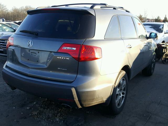 2HNYD28298H516013 - 2008 ACURA MDX GRAY photo 4