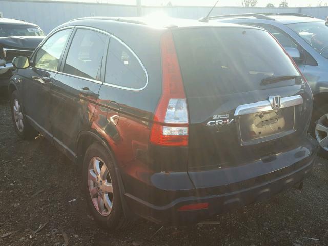 5J6RE48519L026015 - 2009 HONDA CR-V EX BLACK photo 3