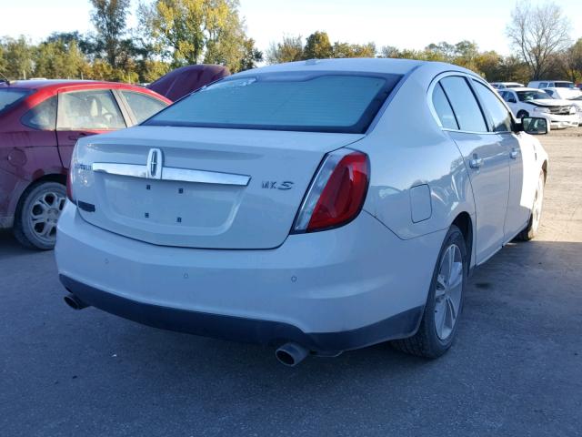 1LNHL9DR9AG604660 - 2010 LINCOLN MKS WHITE photo 4