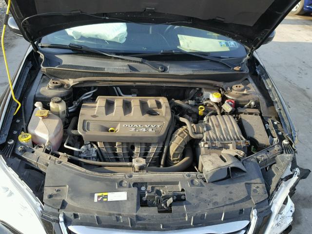 1C3CCBAB4DN735805 - 2013 CHRYSLER 200 LX BLACK photo 7