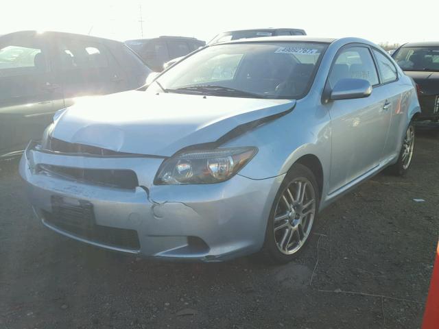 JTKDE177970144807 - 2007 TOYOTA SCION TC BLUE photo 2