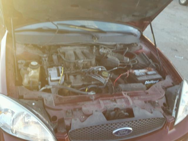 1FAFP53U07A143459 - 2007 FORD TAURUS SE BURGUNDY photo 7