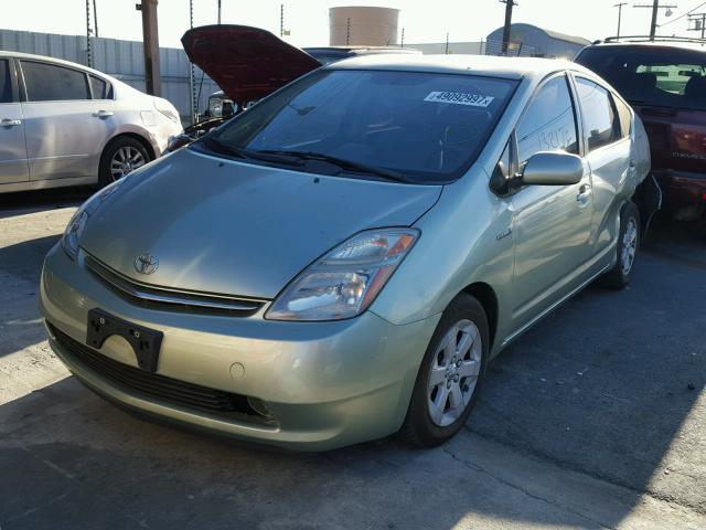 JTDKB20U477600281 - 2007 TOYOTA PRIUS GREEN photo 2