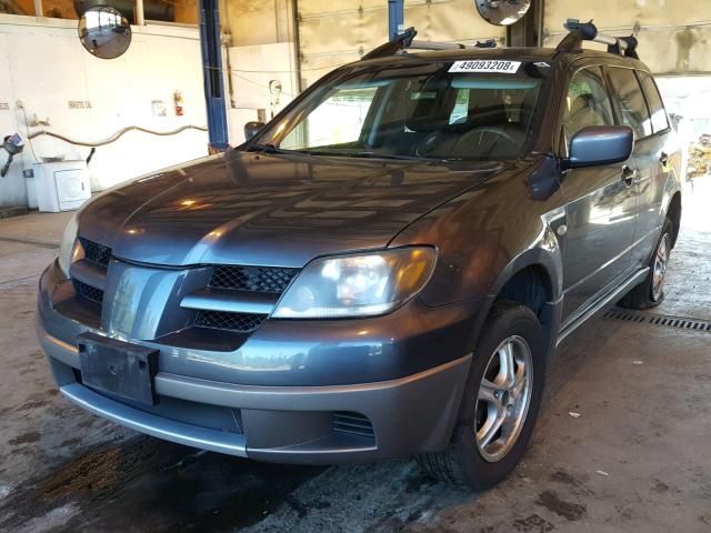 JA4LZ31G13U610819 - 2003 MITSUBISHI OUTLANDER GRAY photo 2