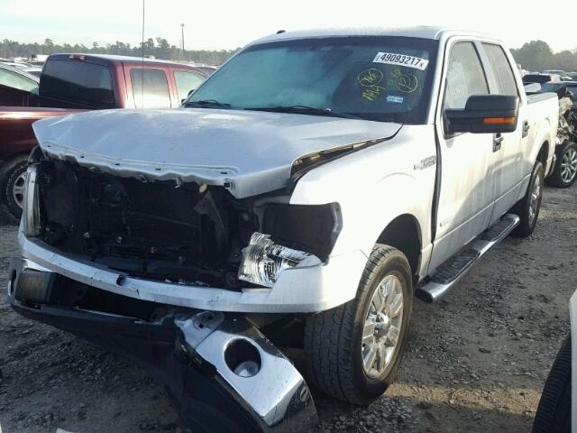 1FTFW1CTXBFD09401 - 2011 FORD F150 SUPER SILVER photo 2