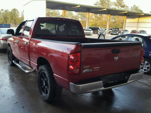 1D7HA18N28S568410 - 2008 DODGE RAM 1500 S BURGUNDY photo 3