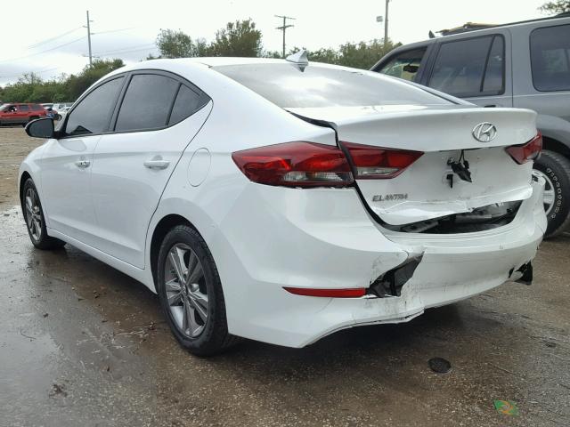 5NPD84LFXHH041932 - 2017 HYUNDAI ELANTRA SE WHITE photo 3