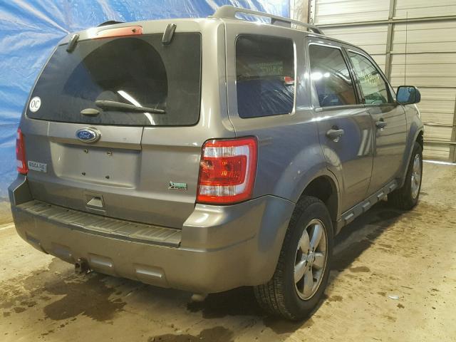 1FMCU9DG6CKB51412 - 2012 FORD ESCAPE XLT GRAY photo 4