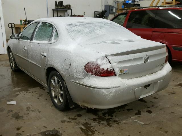 2G4WE567951283910 - 2005 BUICK LACROSSE C SILVER photo 3