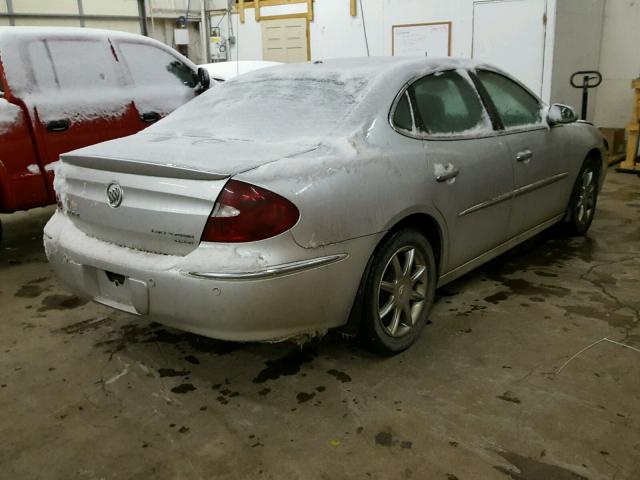 2G4WE567951283910 - 2005 BUICK LACROSSE C SILVER photo 4