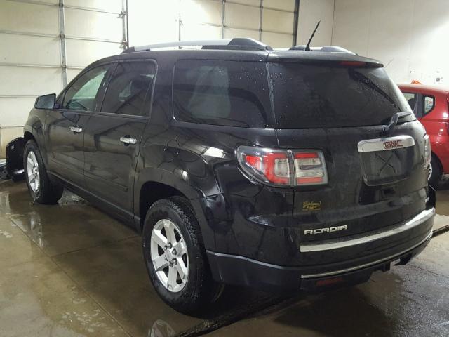 1GKKVPKD3GJ193322 - 2016 GMC ACADIA SLE BLACK photo 3