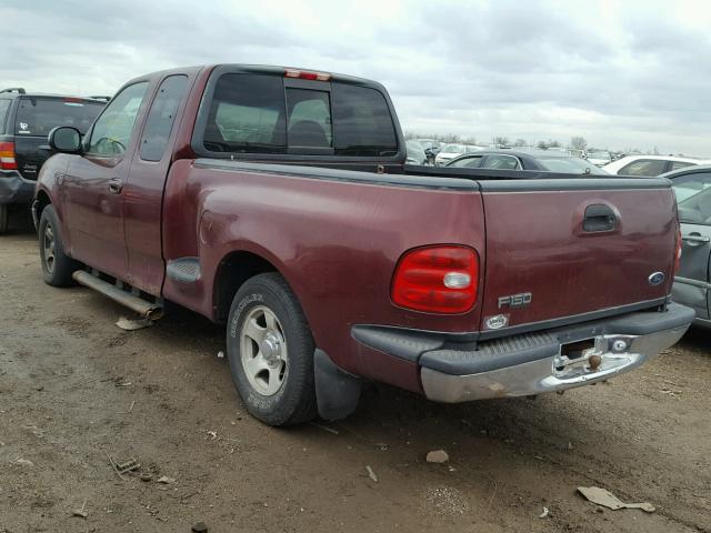 1FTRX07W7XKB44561 - 1999 FORD F150 MAROON photo 3