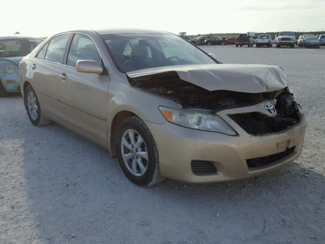 4T1BF3EK9BU589222 - 2011 TOYOTA CAMRY BASE GOLD photo 1