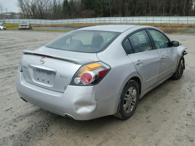 1N4AL2AP8CN519975 - 2012 NISSAN ALTIMA BAS SILVER photo 4