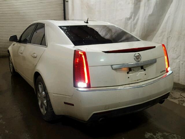 1G6DG577X80215591 - 2008 CADILLAC CTS WHITE photo 3