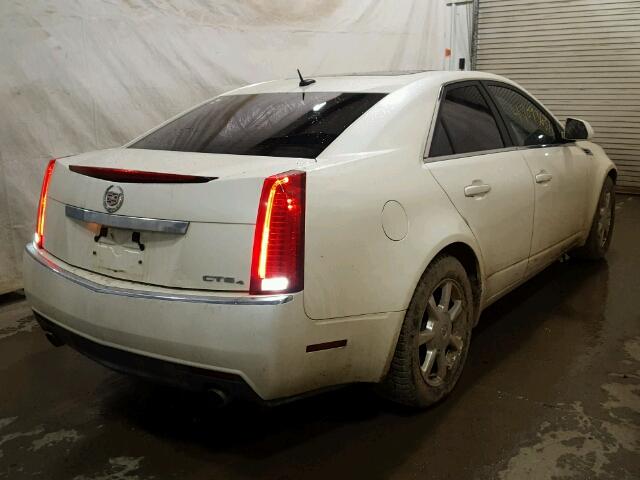 1G6DG577X80215591 - 2008 CADILLAC CTS WHITE photo 4