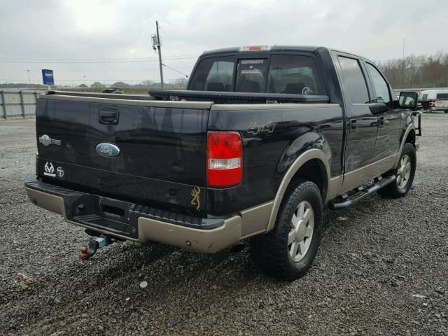 1FTPW14V26KE05489 - 2006 FORD F150 SUPER BLACK photo 4