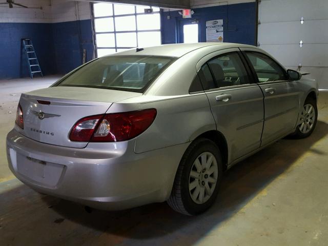 1C3LC46K27N552380 - 2007 CHRYSLER SEBRING SILVER photo 4