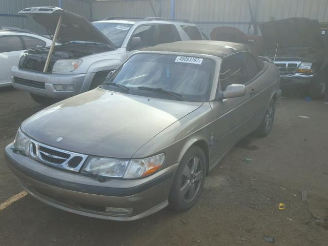 YS3DF78K737000189 - 2003 SAAB 9-3 SE TAN photo 2