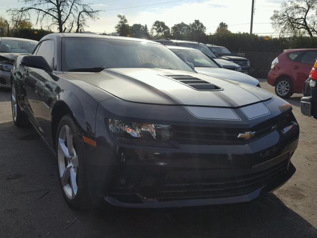 2G1FG1EW6F9147164 - 2015 CHEVROLET CAMARO SS BLACK photo 1