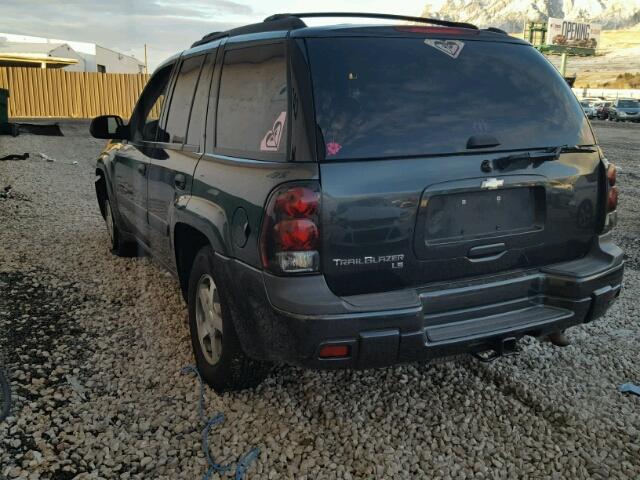 1GNDT13S052210368 - 2005 CHEVROLET TRAILBLAZE GRAY photo 3