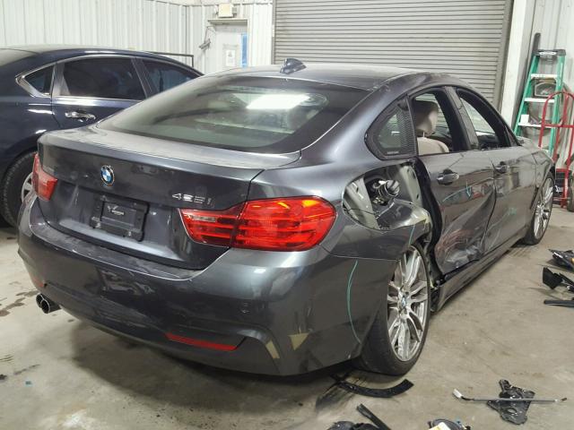 WBA4A9C58GGL88071 - 2016 BMW 428 I GRAY photo 4